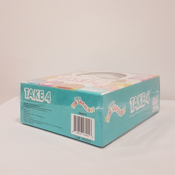 Take 4 Squishmallows Benny (Black Beanie) Clip - Picture 4 of 4